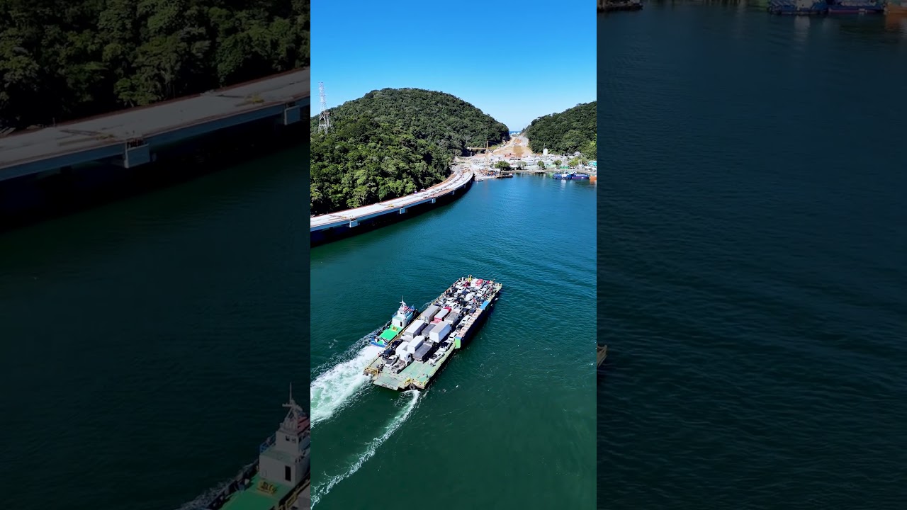Adeus ao Ferryboat! A Ponte Est&aacute; Quase Pronta 🚧 Voe Drone - 4K