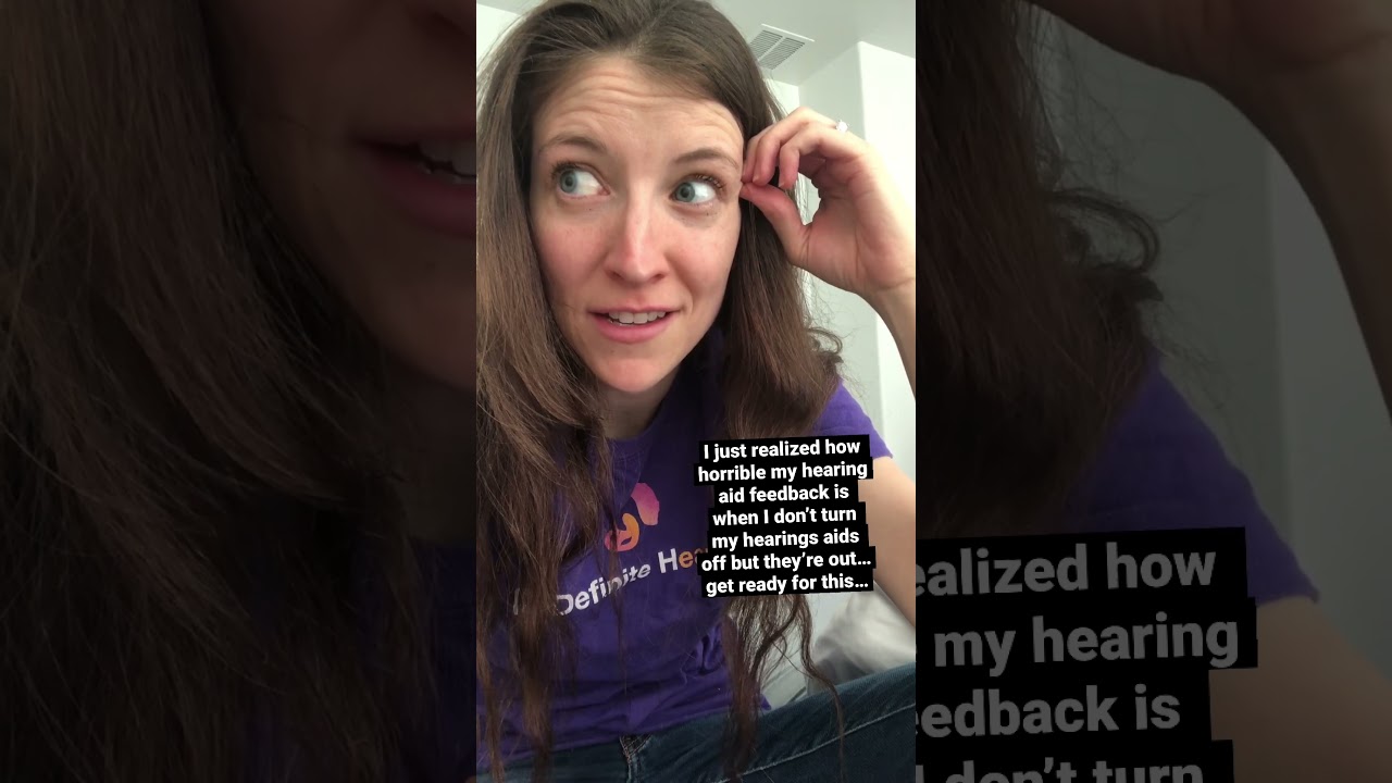 What does hearing aid feedback sound like? #shorts