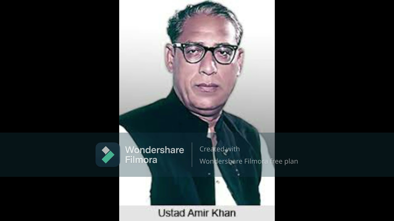 Ustad Amir Khan sings Bhatiyar