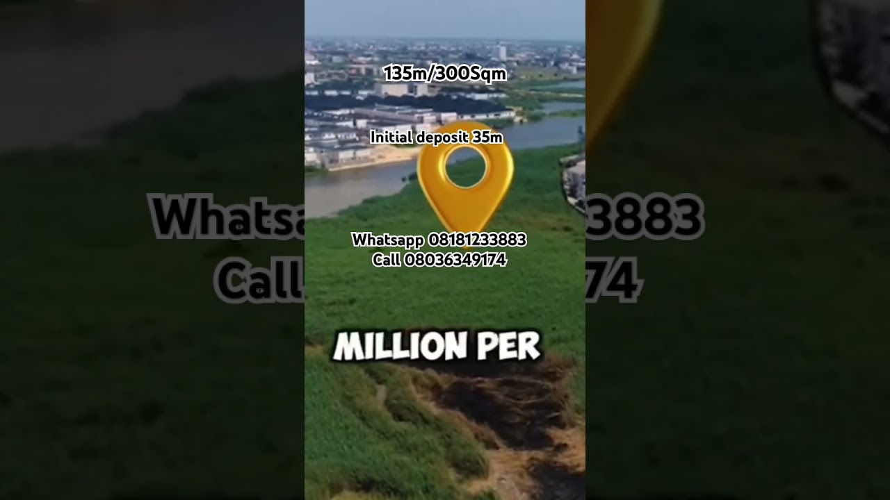 Located at Chevron. Whatsapp 08181233883. Call 08036349174. #landforsaleinchevron #chevronlekki