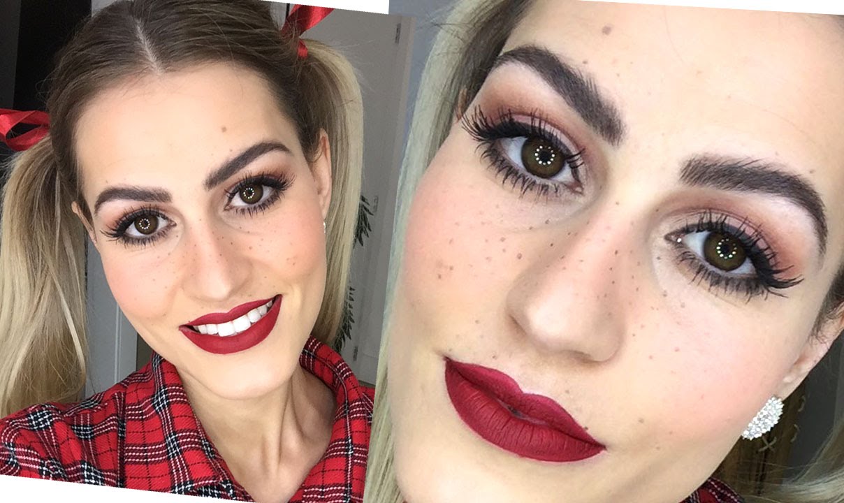 Maquiagem para Festa Junina com Sardinhas