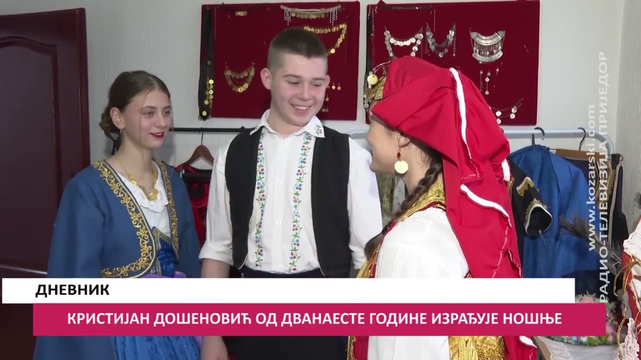 KRISTIJAN DOŠENOVIĆ OD DVANAESTE GODINE IZRAĐUJE NOŠNJE