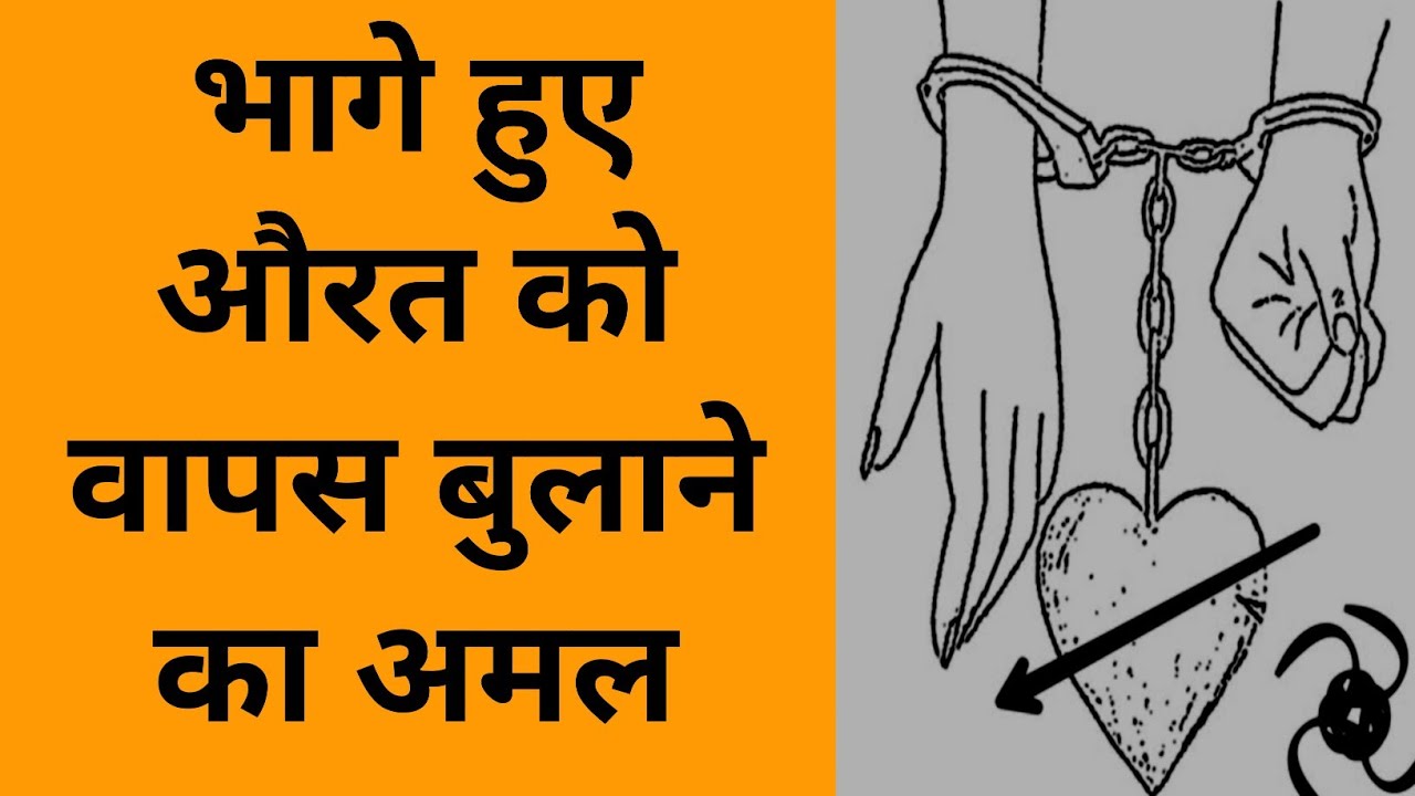 भागे हुए को वापस बुलाने का अमल ? Taweezat Wo Amliyat||