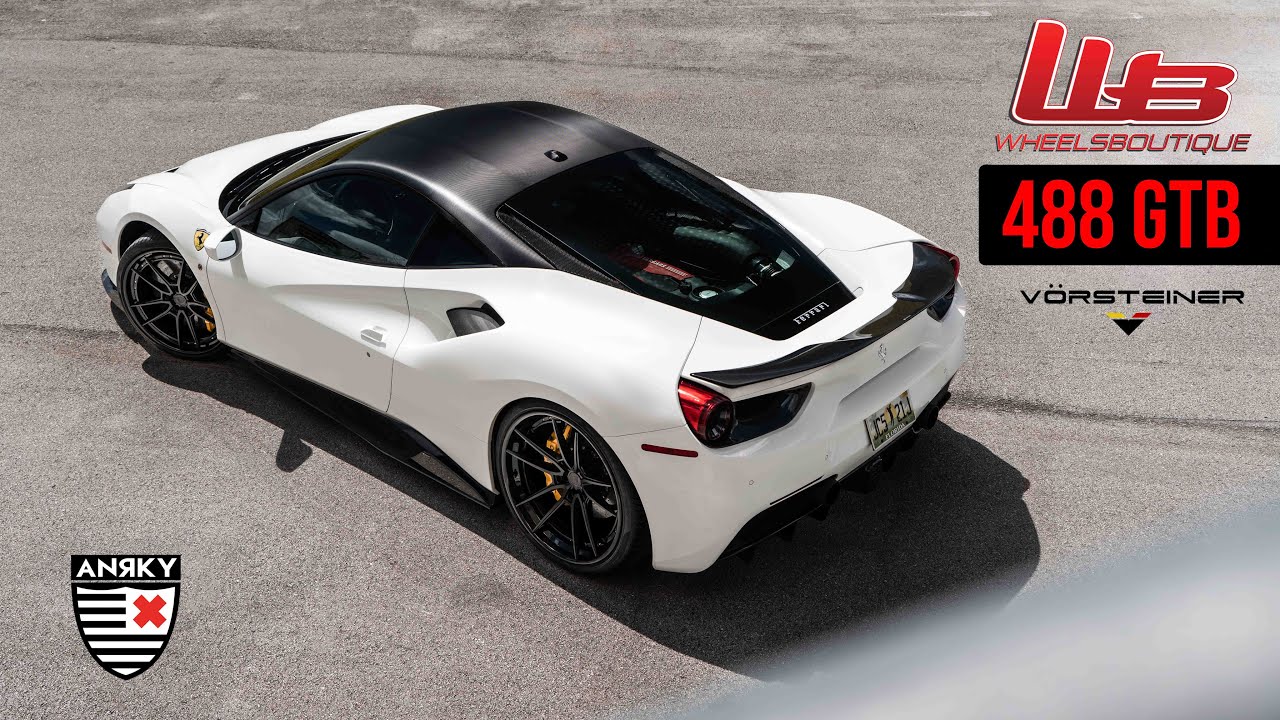 VORSTEINER FERRARI 488 DIAVOLO AERO PROGRAM ON ANRKY WHEELS LOWERED ON NOVITEC SUSPENSION!