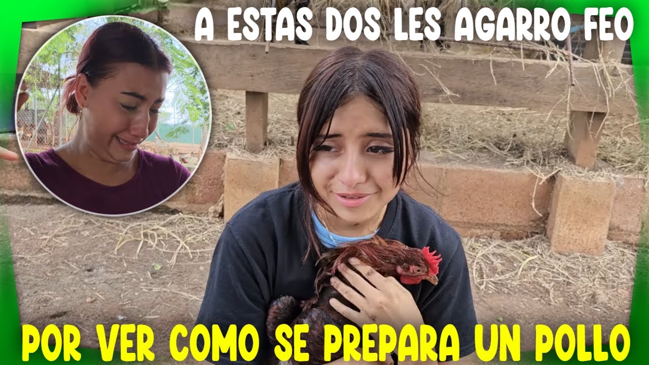 Miren el gran show que hizo la Zarca y Angy llorando porque mat#ran los pollos. Nayeli no pudo.  P11