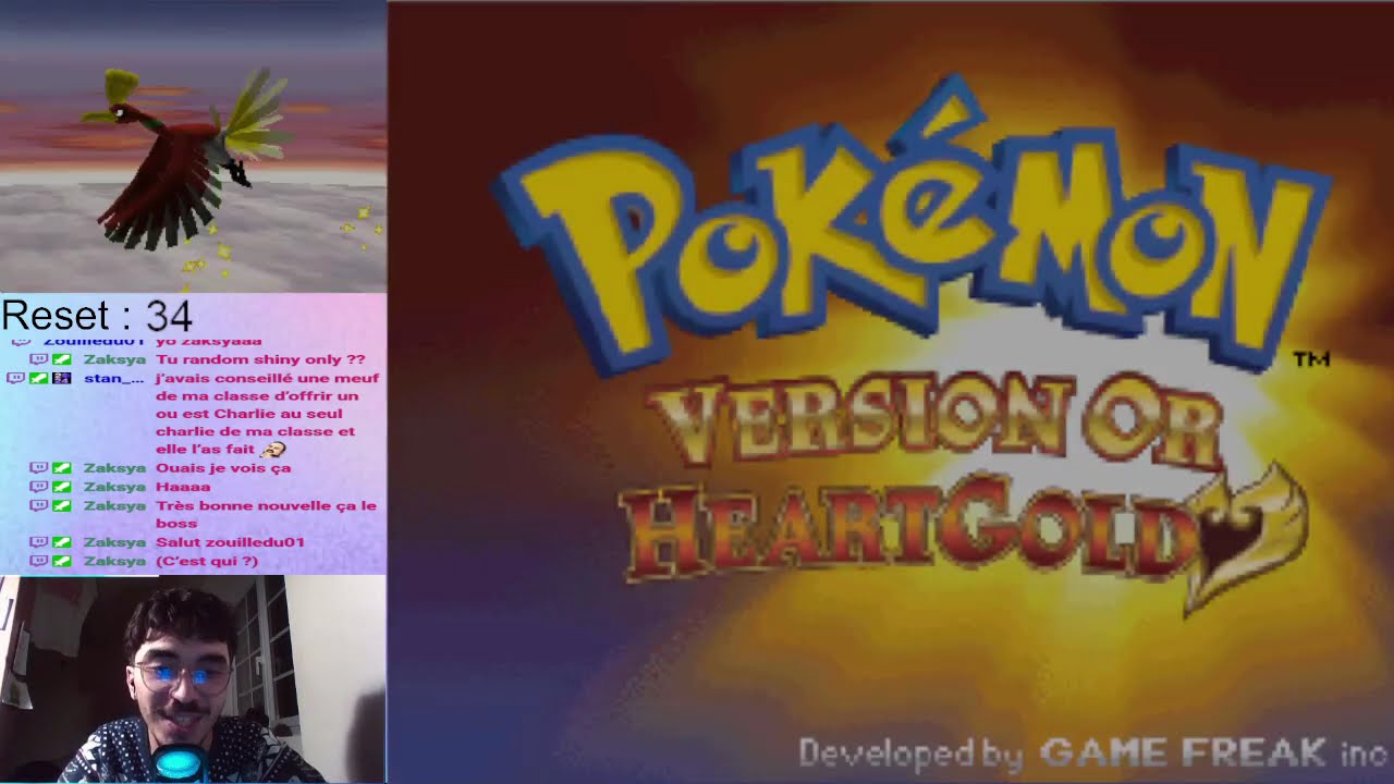 POKEMON HEARTH GOLD mais TOUT est ALEATOIRE en SHINY ONLY ! #1 - Rediff TWITCH