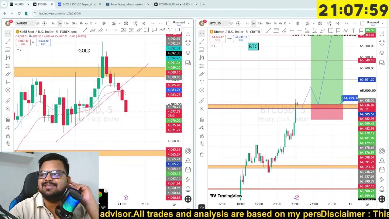 🔴LIVE GOLD TRADING /XAUUSD LIVE /BTCUSDLIVE #crypto #goldtrading #livetrading #gold‪@tradesesikho