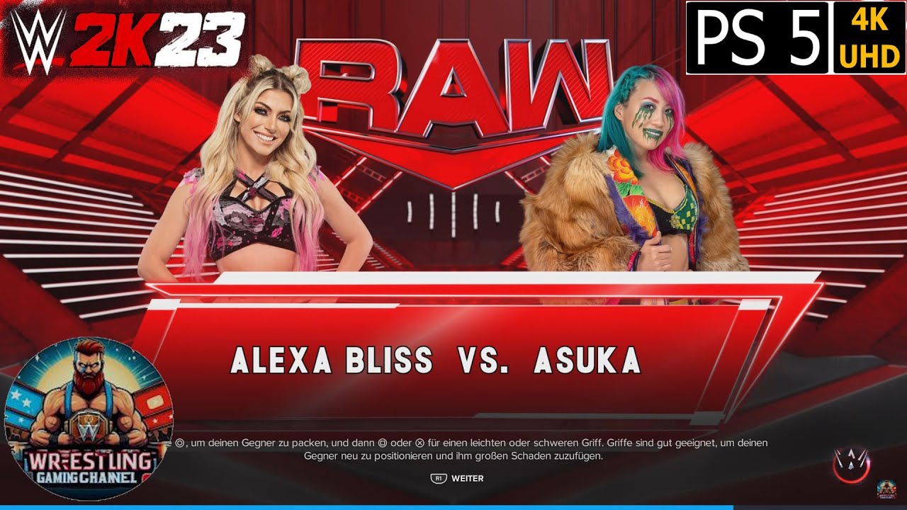 WWE 2K23 - Alexa Bliss vs Asuka - PS5