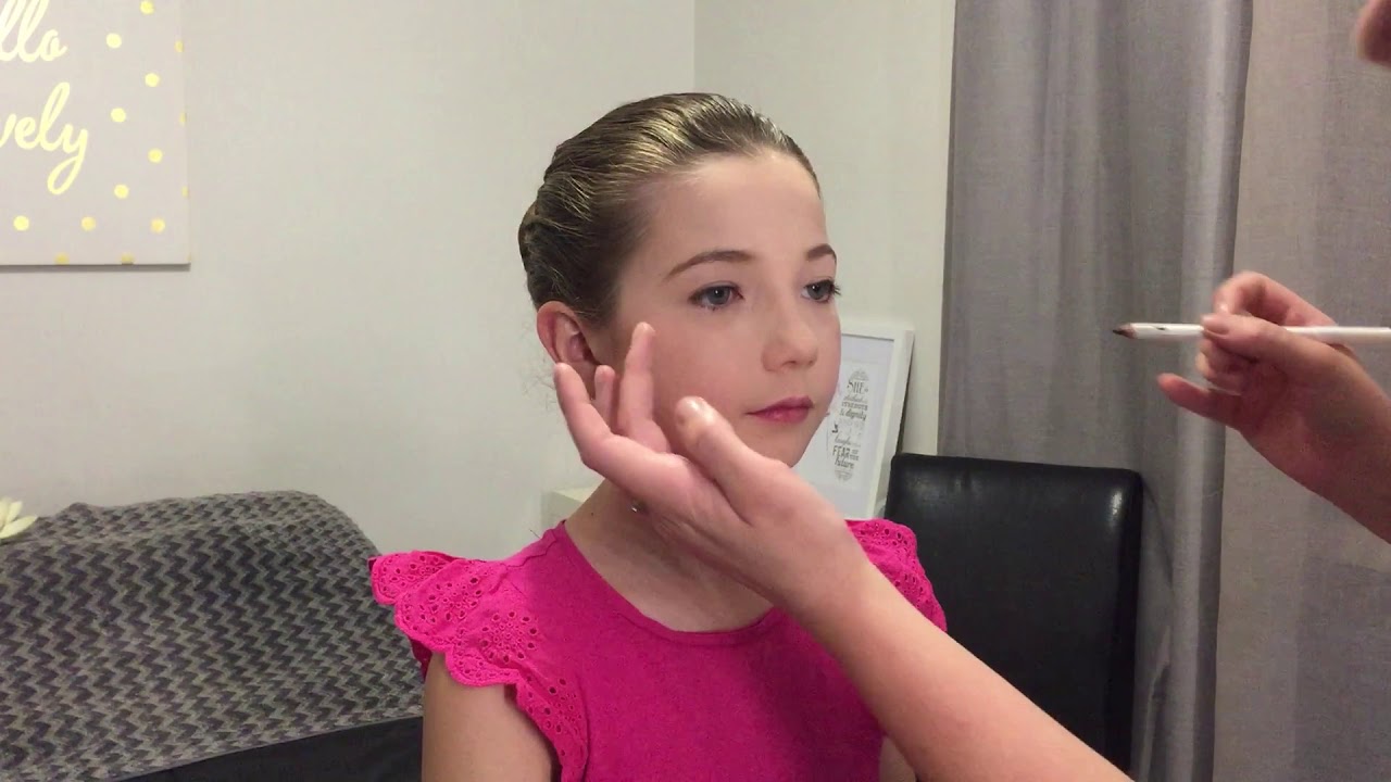 Junior Girls Ballet  Stage Makeup Tutorial