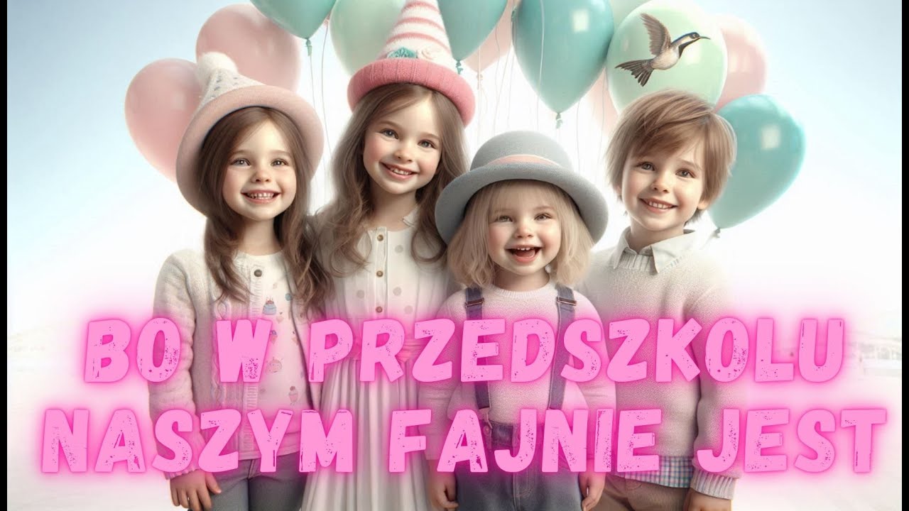 W przedszkolu fajnie jest 🎵 Przedszkolne hity 2025 🌟 piosenka dla dzieci o przedszkolu 🌟