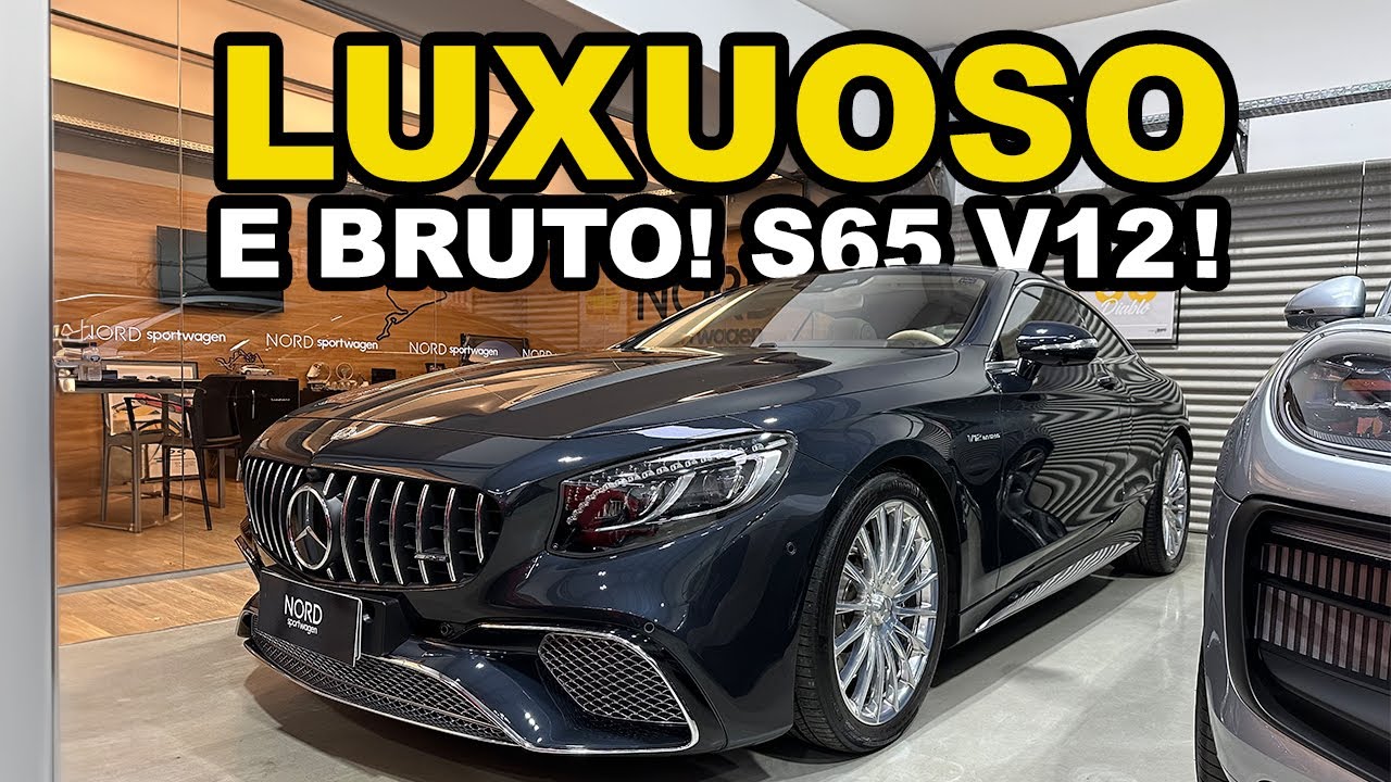 O COUPÉ mais LUXUOSO do BRASIL! 01 de apenas 03 Mercedes-AMG S65 V12 Coupe do BRASIL!