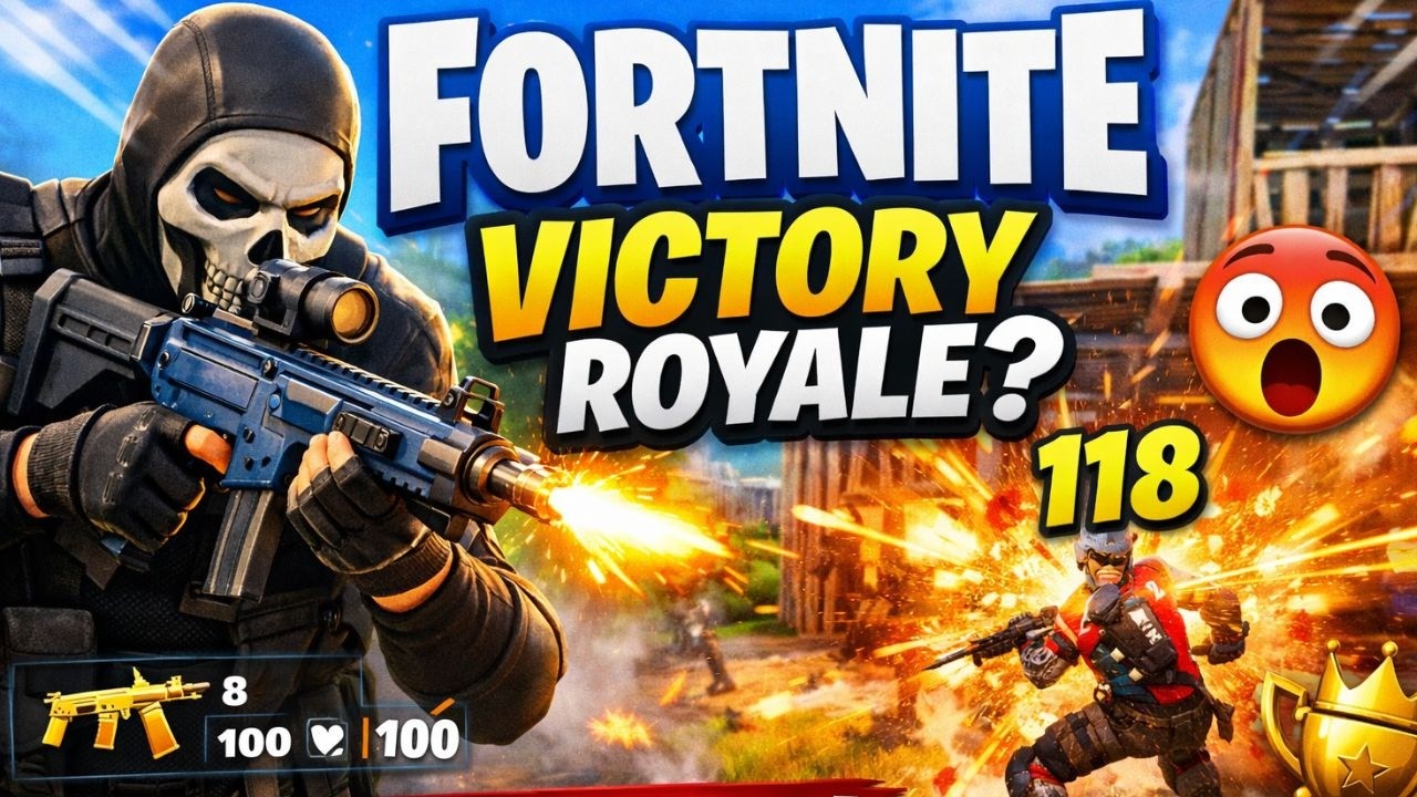 FORTNITE GAMEPLAY INTENSA! 😱 Buscando a Victory Royale no Solo