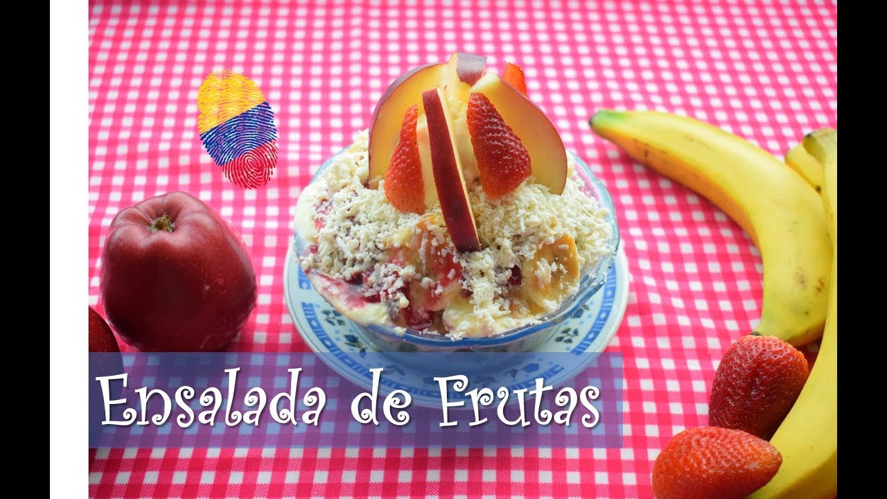 Ensalada de fruta/Colombiano- Cocinaconkaju