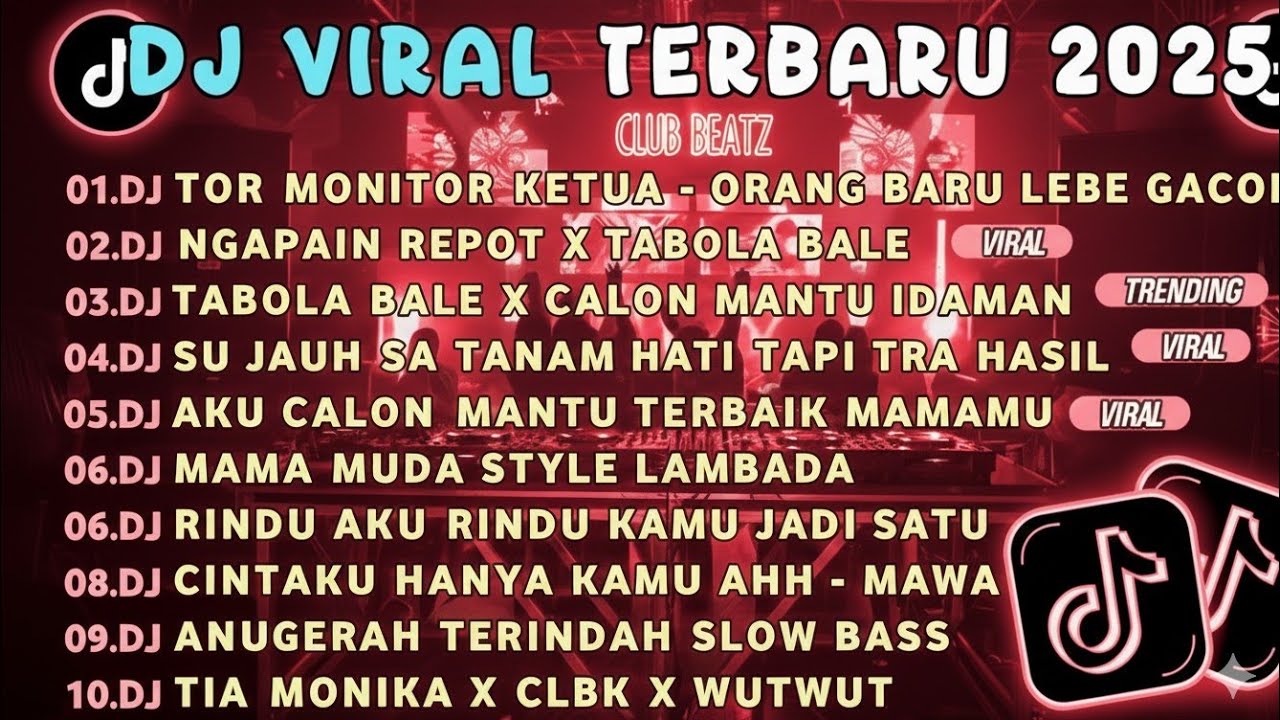 DJ TOR MONITOR FULL BASS VIRAL TANPA IKLAN 2025🎵