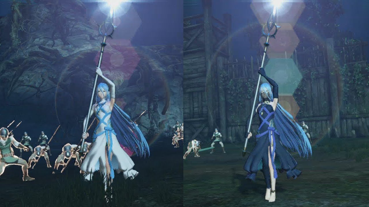 [FE Warriors] Azura's Moveset (Both Dubs + Both Songstress Outfits)