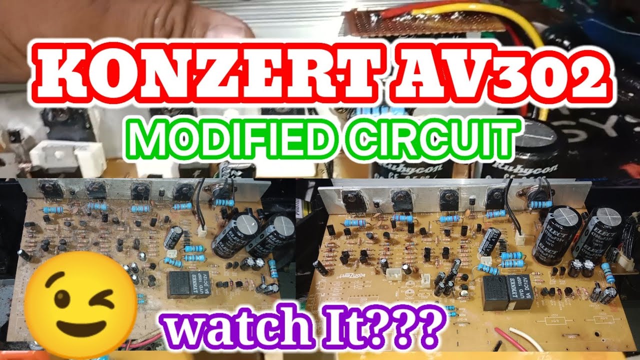 KONZERT AV302 Modified At Palit Transformer.