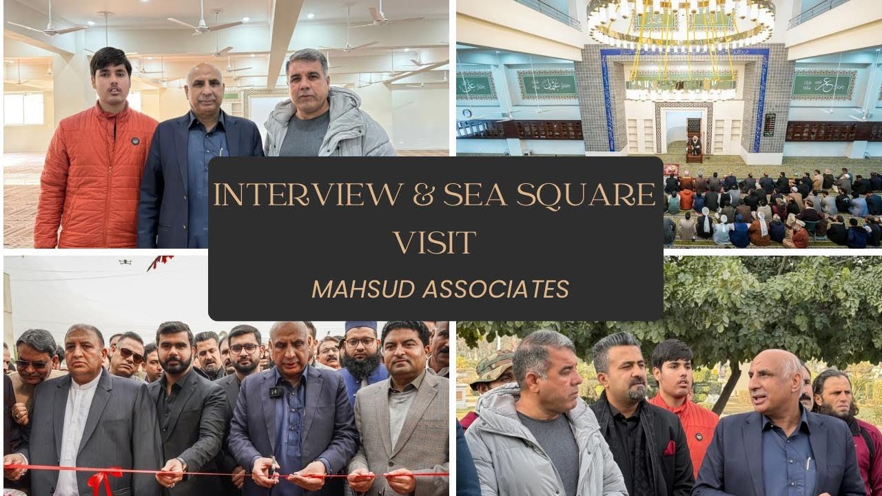 Interview & Sea Square Visit with Ch Abdul Majeed || #foryou #visit #fyp 