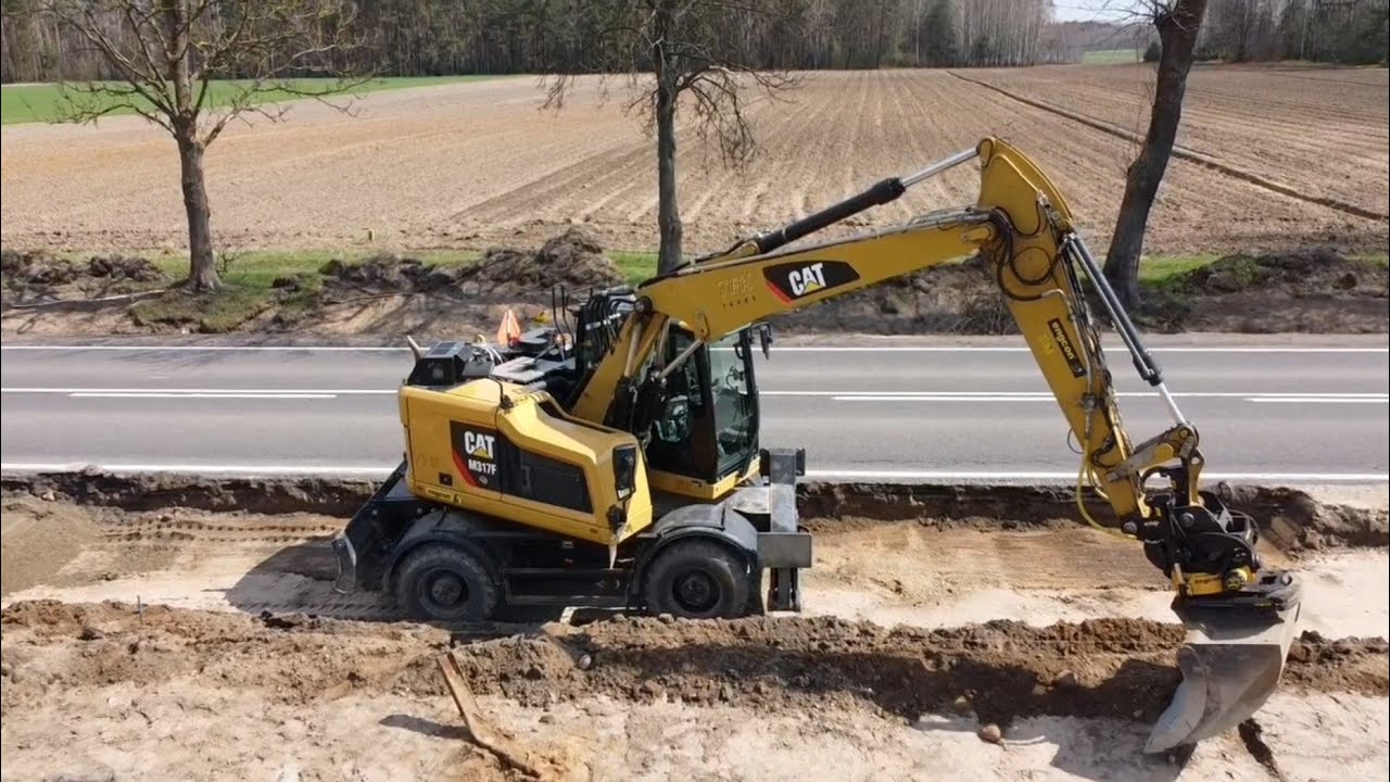 CAT M317F Tiltrotator Engcon DK 19 Lewoskręt 2.
