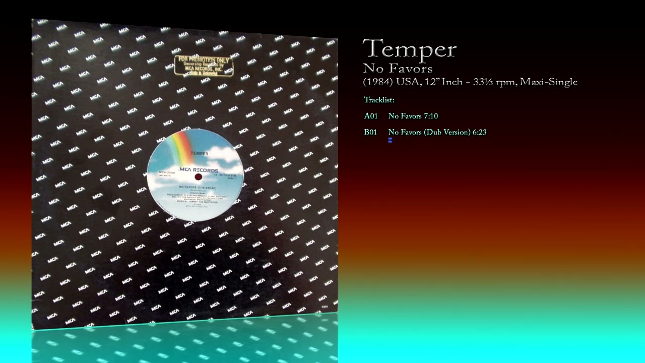 Temper (1984) No Favors [12