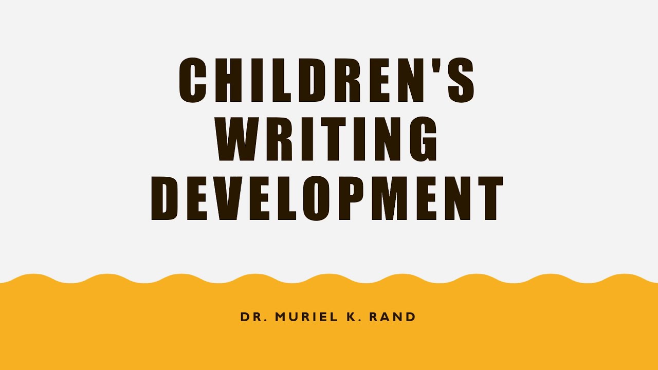 Children's Writing Development in the Early Years