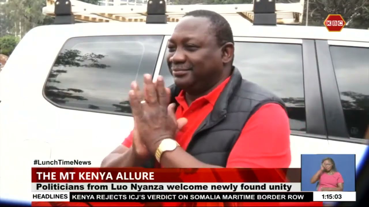 Nyanza politicians welcome newly found unity between the region and Mt Kenya