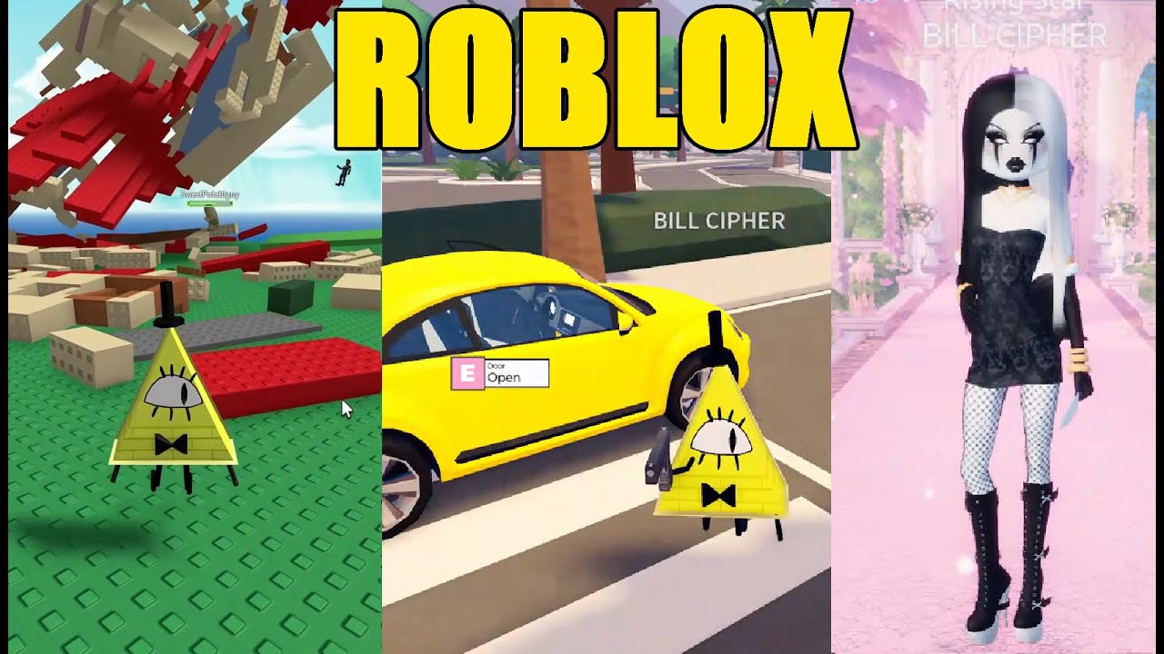 BILL CIPHER Plays Roblox