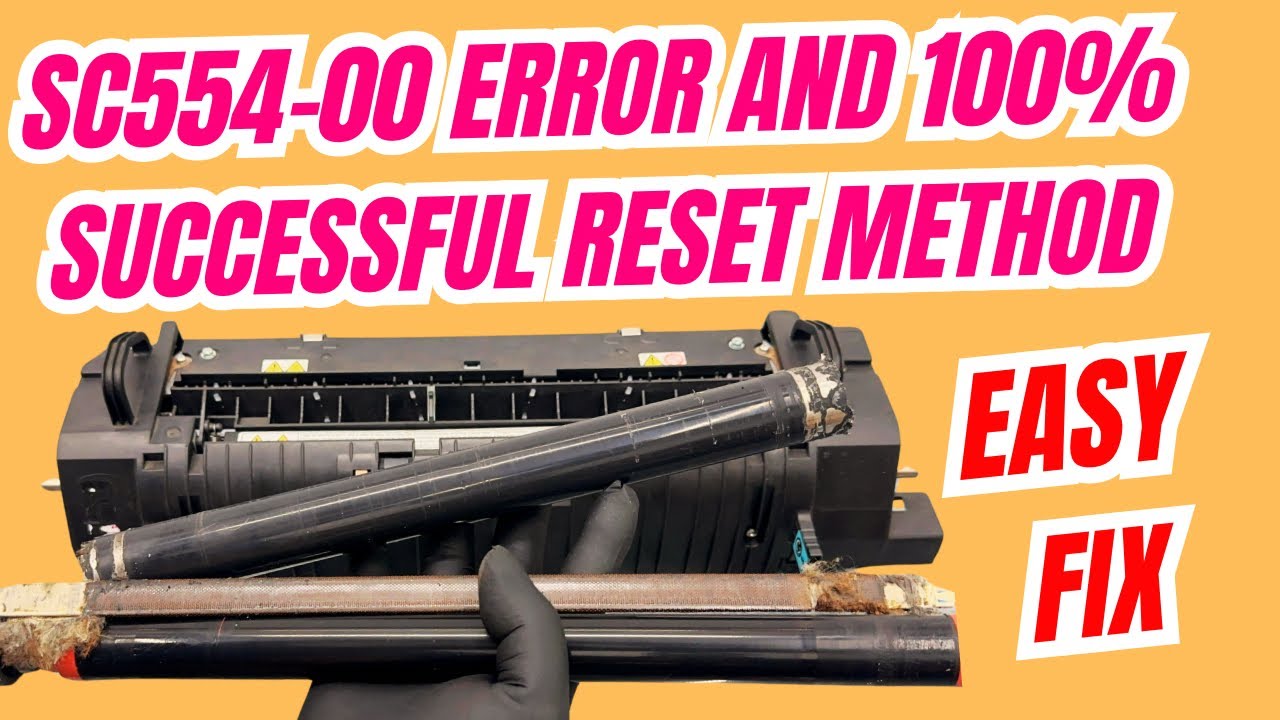 Fix SC554 Error on Ricoh MPC 4502 & MPC 5502 &ndash; Easy Reset Tutorial
