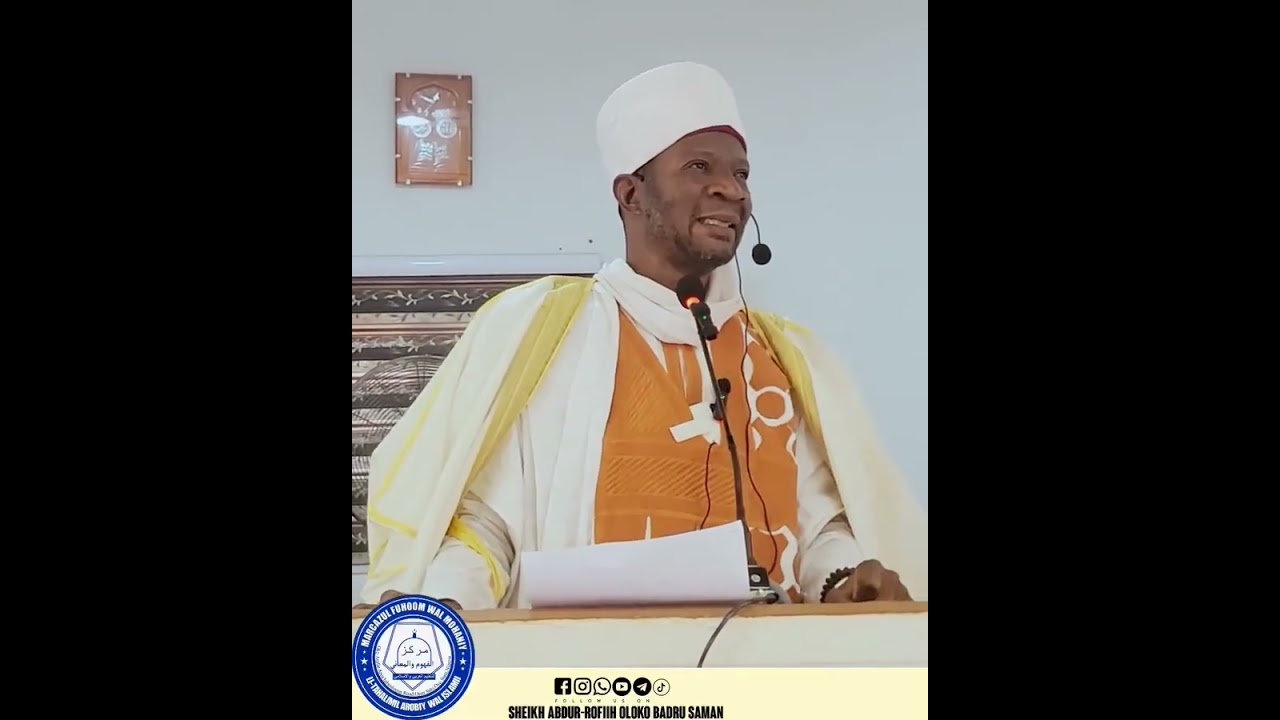 What is your Job { Kini Ise re } by sheikh Abdur Rofiih Muh Jamiu Oloko Badruzaman 