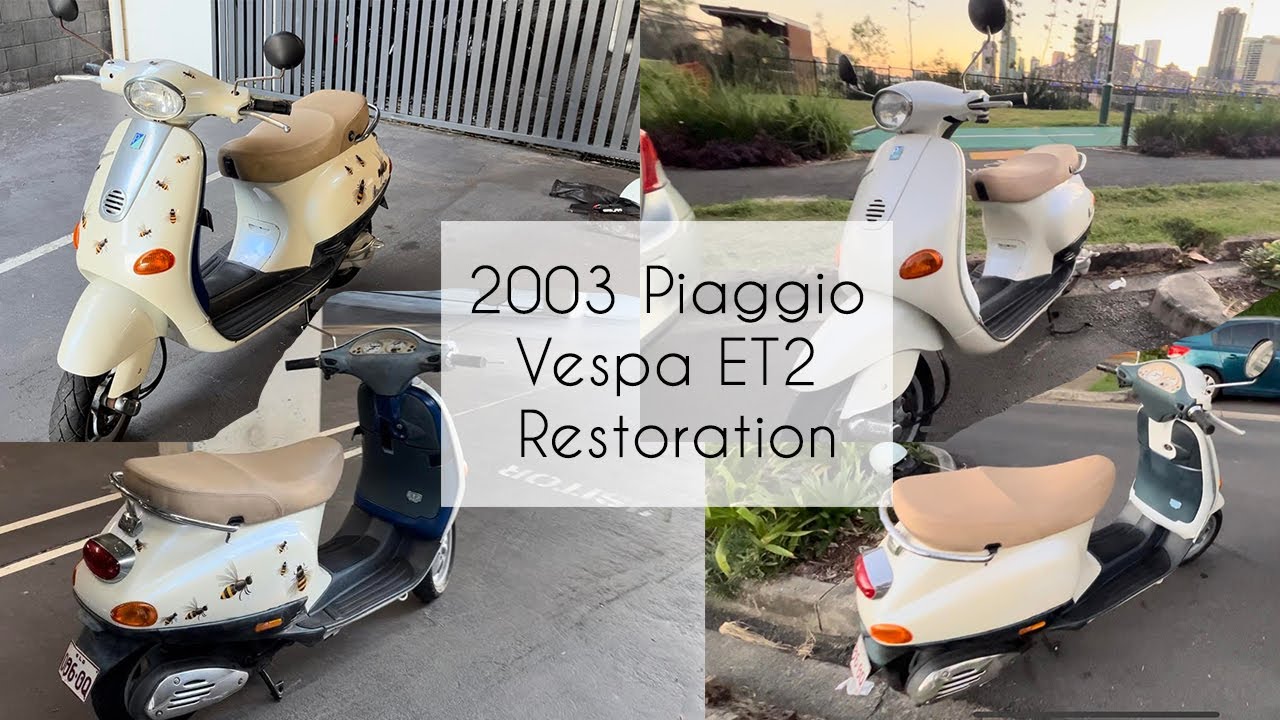 2003 Vespa ET2 Restoration - A Lo-fi Time-lapse