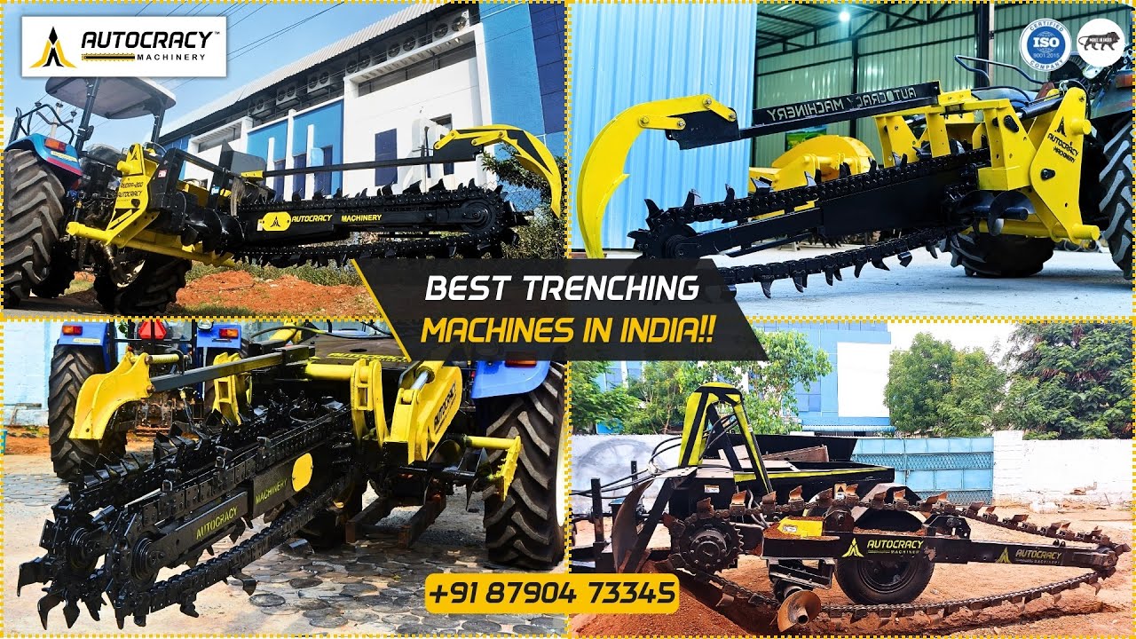 Best Tractor Trench Digging Machines in India - Autocracy Machinery