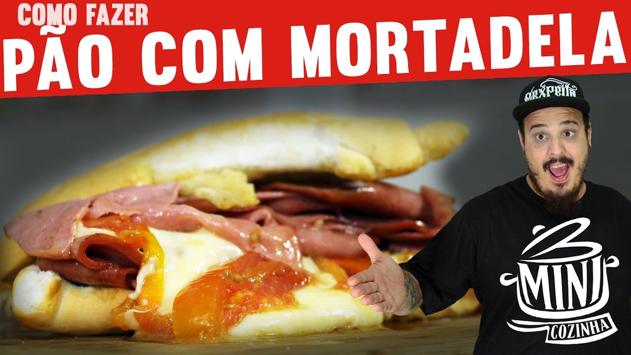Como Fazer Pão com Mortadela | Gordices | #MINICOZINHA