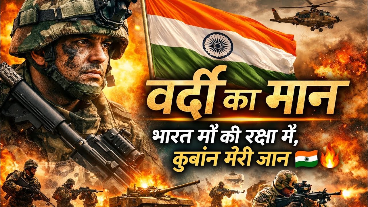 वर्दी का मान 🇮🇳 | Powerful Army Deshbhakti Song 2026 | Indian Army Motivational Song| Patriotic Song