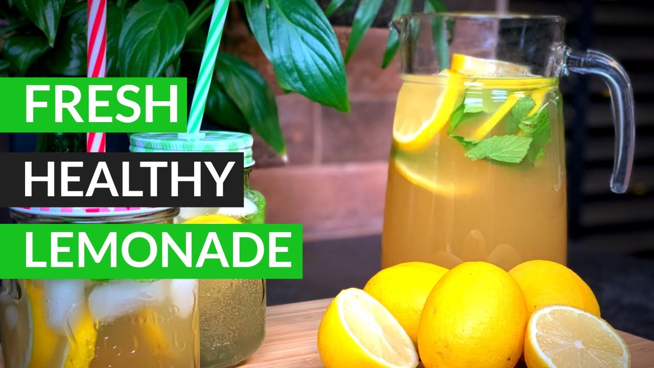 How to Make a Fresh Healthy Lemonade with Honey | No Sugar