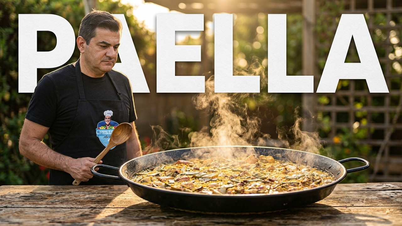 Reteta de Paella cu Pui👉 (Valenciana)