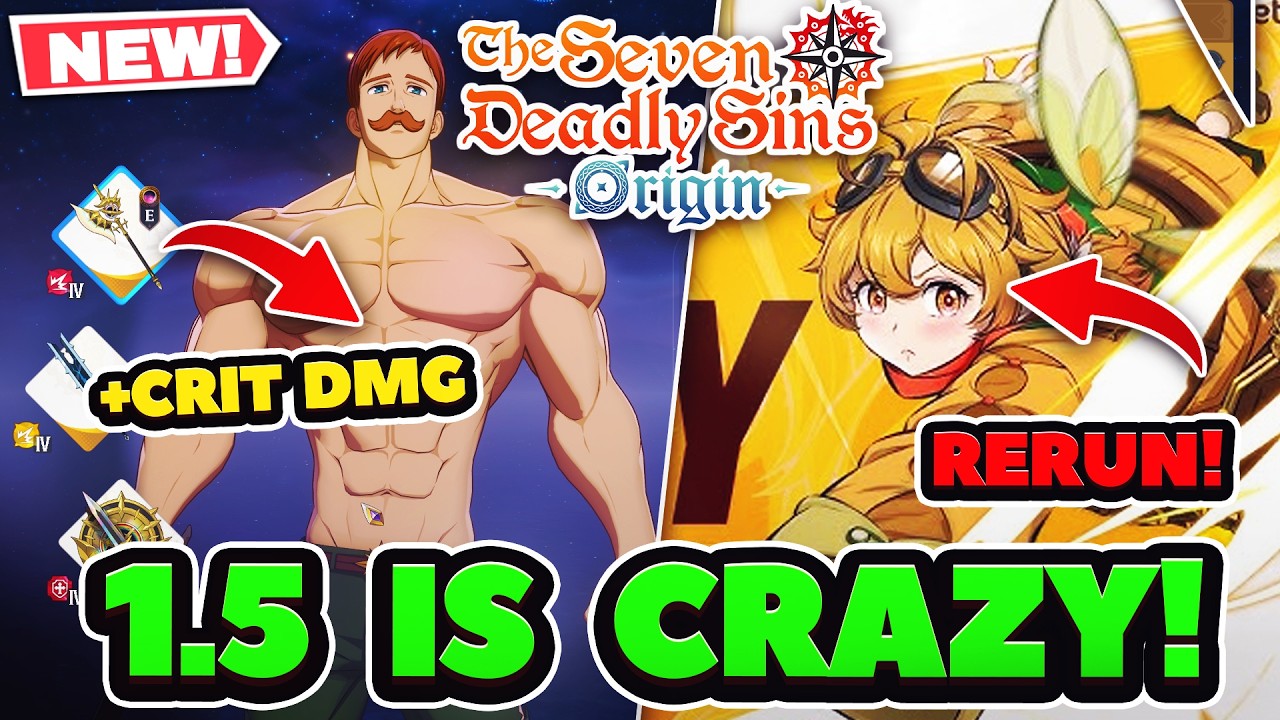 A REAL ESCANOR AXE BUFF! DAISY RERUN! 1.5 IS A DIFFERENT GAME! | 7DS: Origin