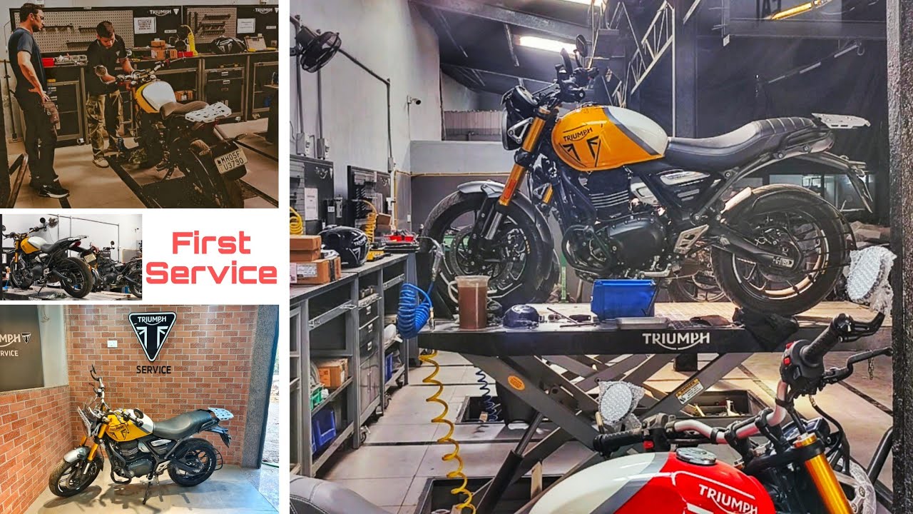 First service of my Triumph Speed 400