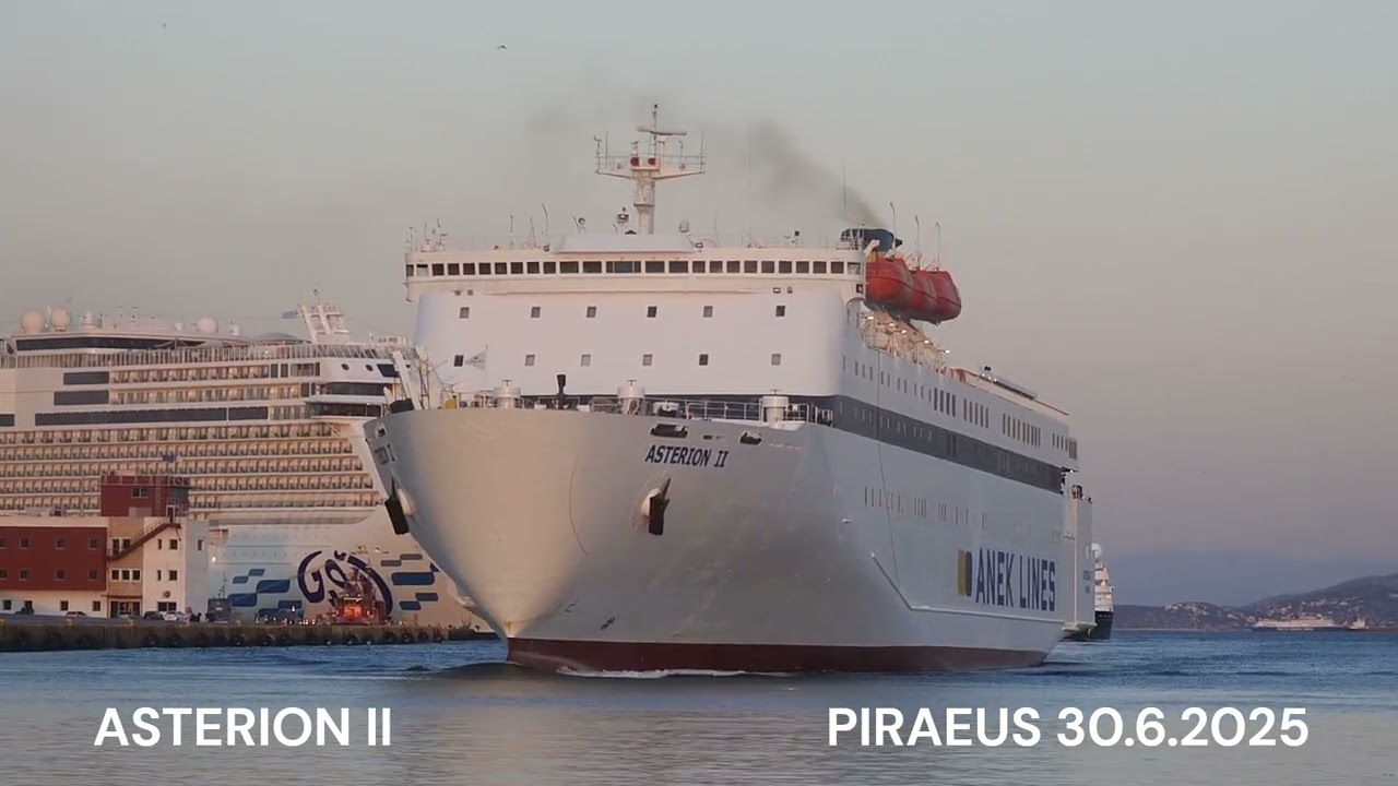 ASTERION II morning arrival at Piraeus Port