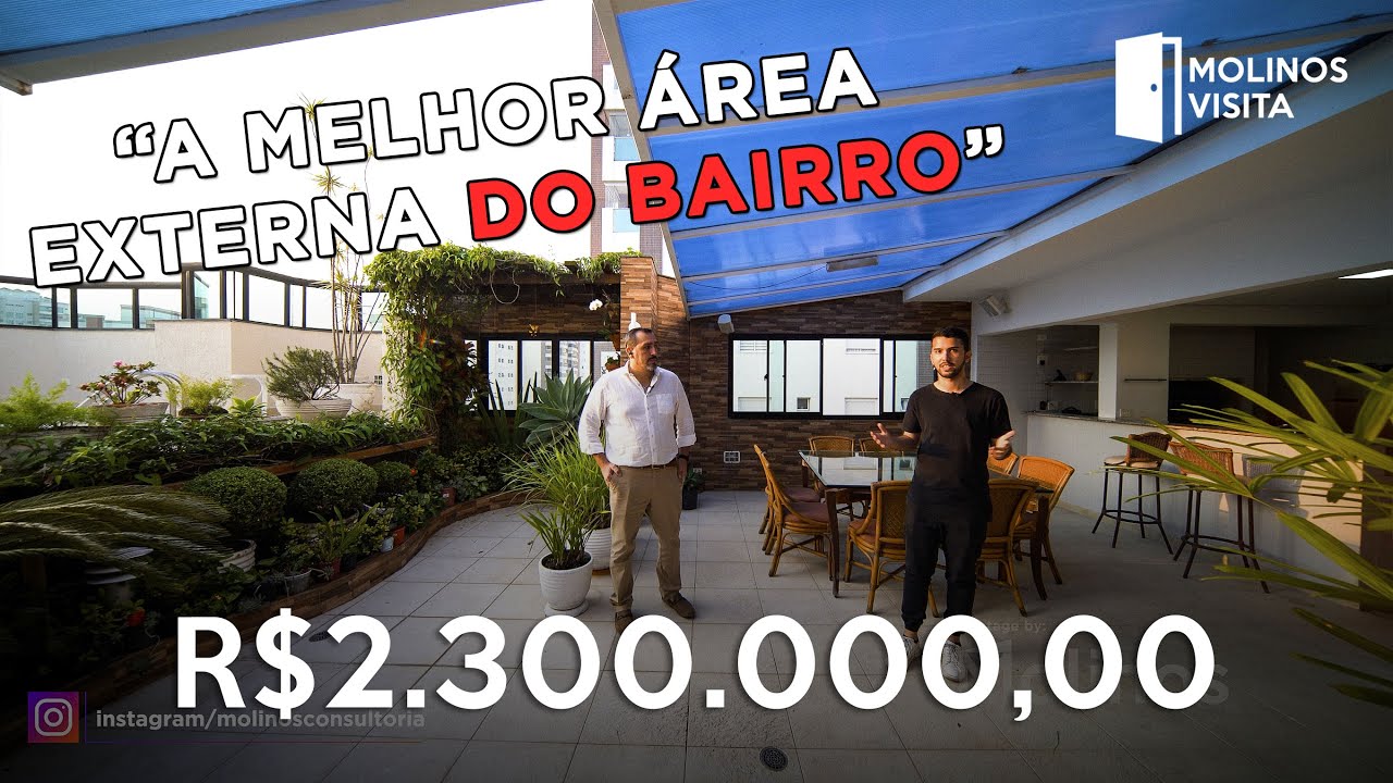 Cobertura com Área Externa Espetacular no Anália Franco | MC1553 | Molinos Visita