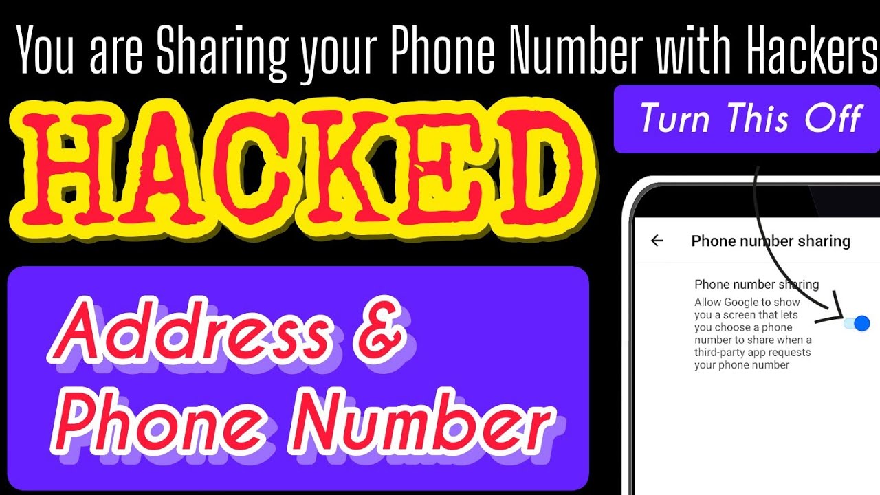 TURN OFF Sharing your  PHONE NUMBER and ADDRESS with SCAMMERS: Step-by-step Guide 