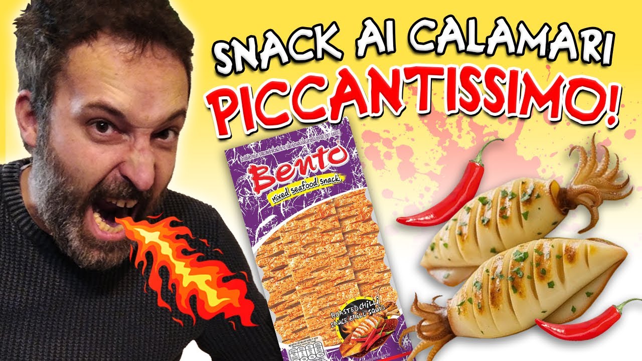 Snack ai calamari grigliati PICCANTISSIMO! (inaspettato!)
