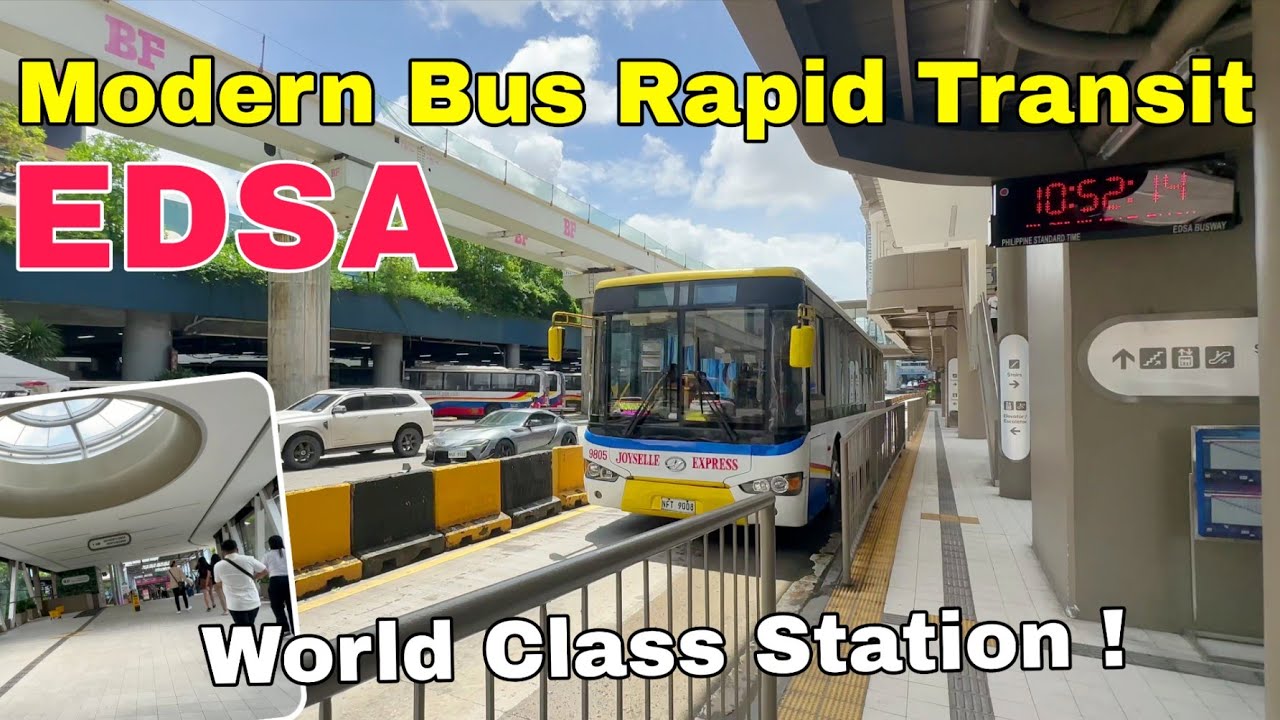 Ganito ka Modern ang Bus Rapid Transit sa EDSA ! WORLD CLASS ANG DATINGAN ! North - Eton Centris
