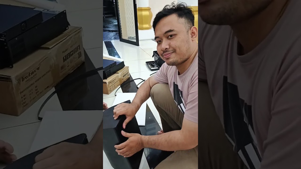Instalasi dan setting sound system Masjid Darul Hikmah Perum Prandon Ngawi