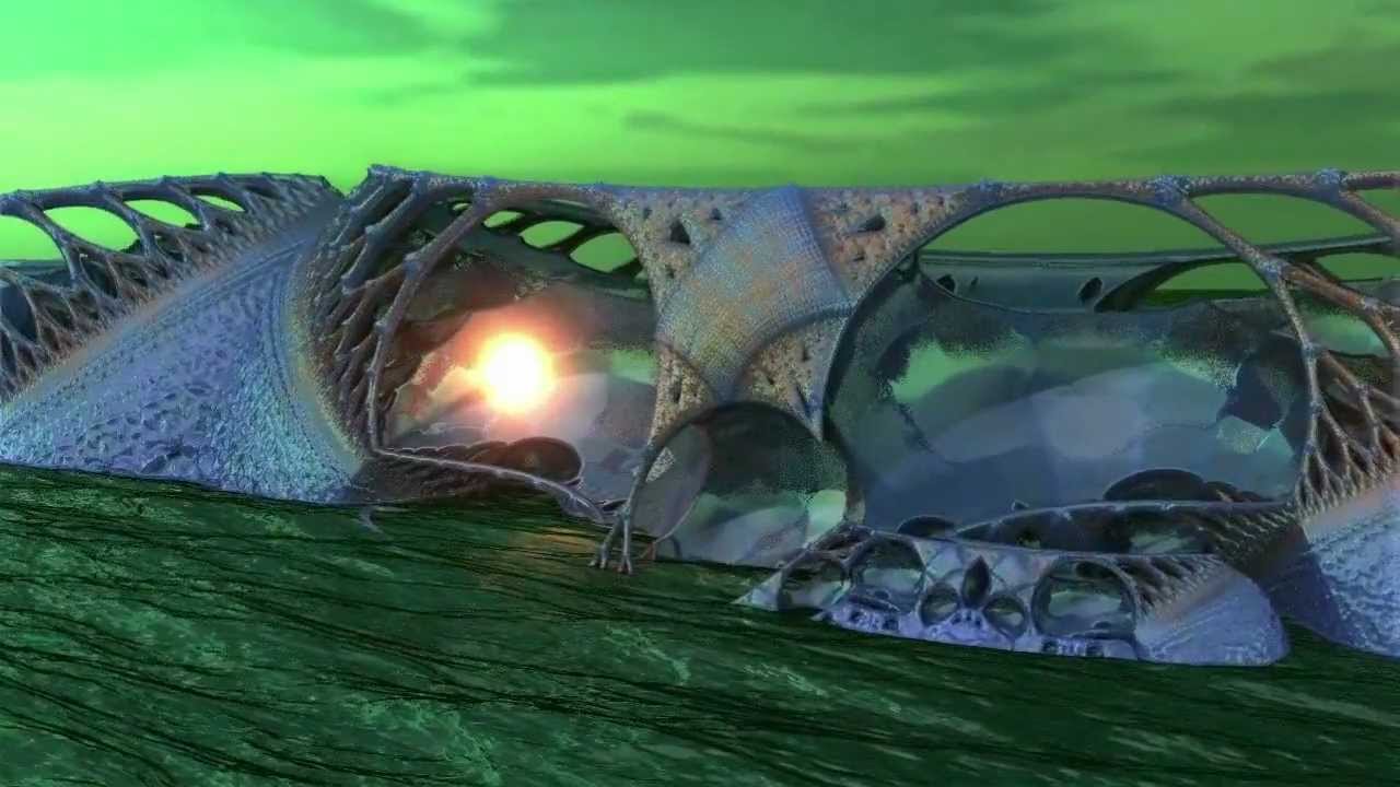 Mandelbulb 3D animated Fractals, with Tune Smithy fractal music