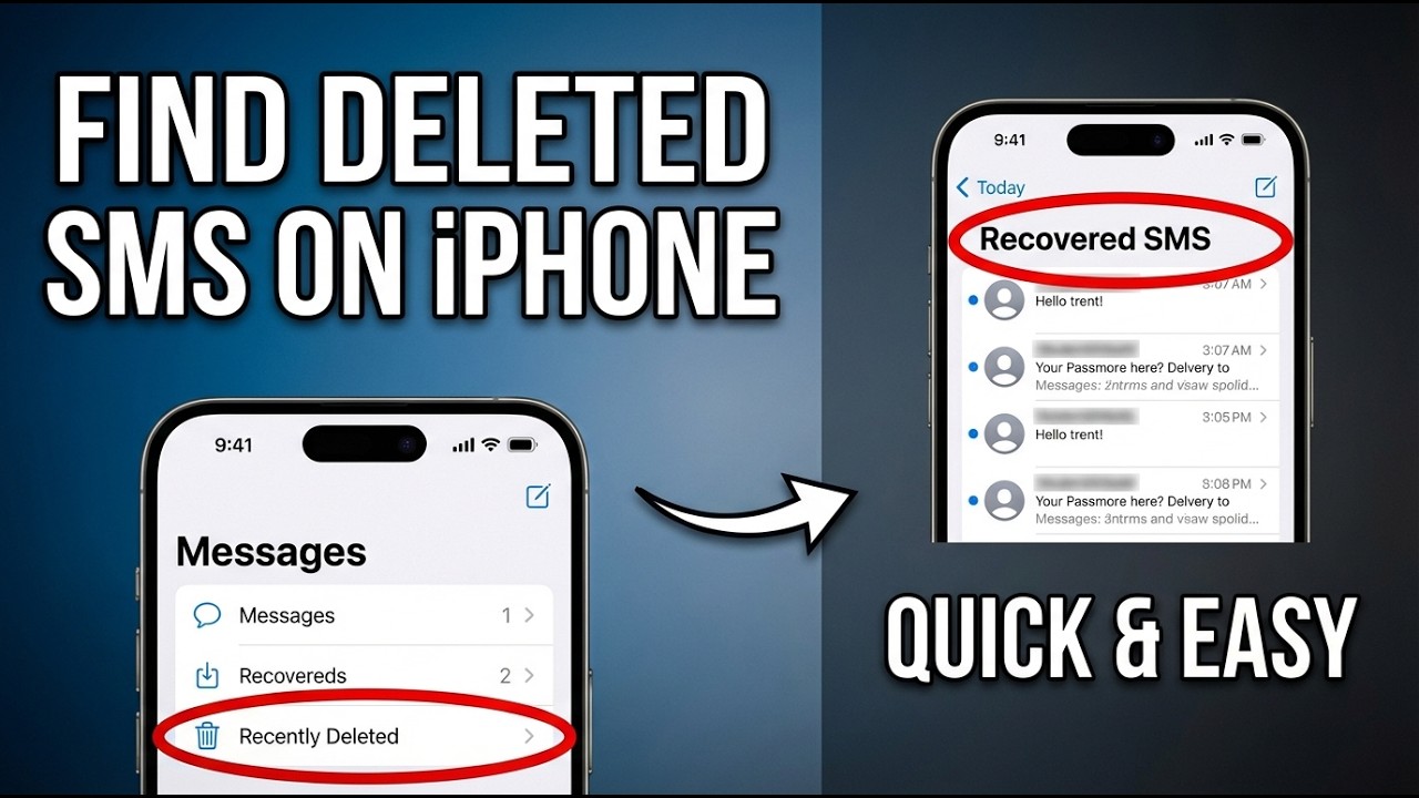 How to Find Deleted SMS on iPhone (Recover Messages Easily)
