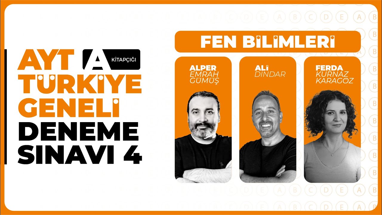 3D Türkiye Geneli Deneme Sınavı 4 - AYT - A  Fen Bilimleri Soru Çözümleri