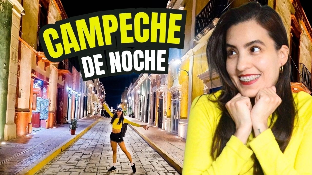 Salimos a CAMINAR por CAMPECHE de NOCHE🌙 y pasó esto
