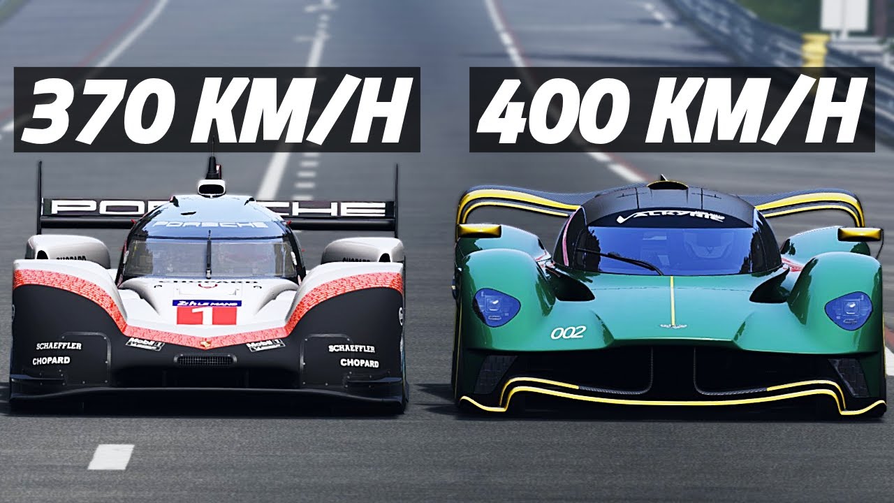 Can The VALKYRIE AMR PRO Beat The PORSCHE 919 EVO?