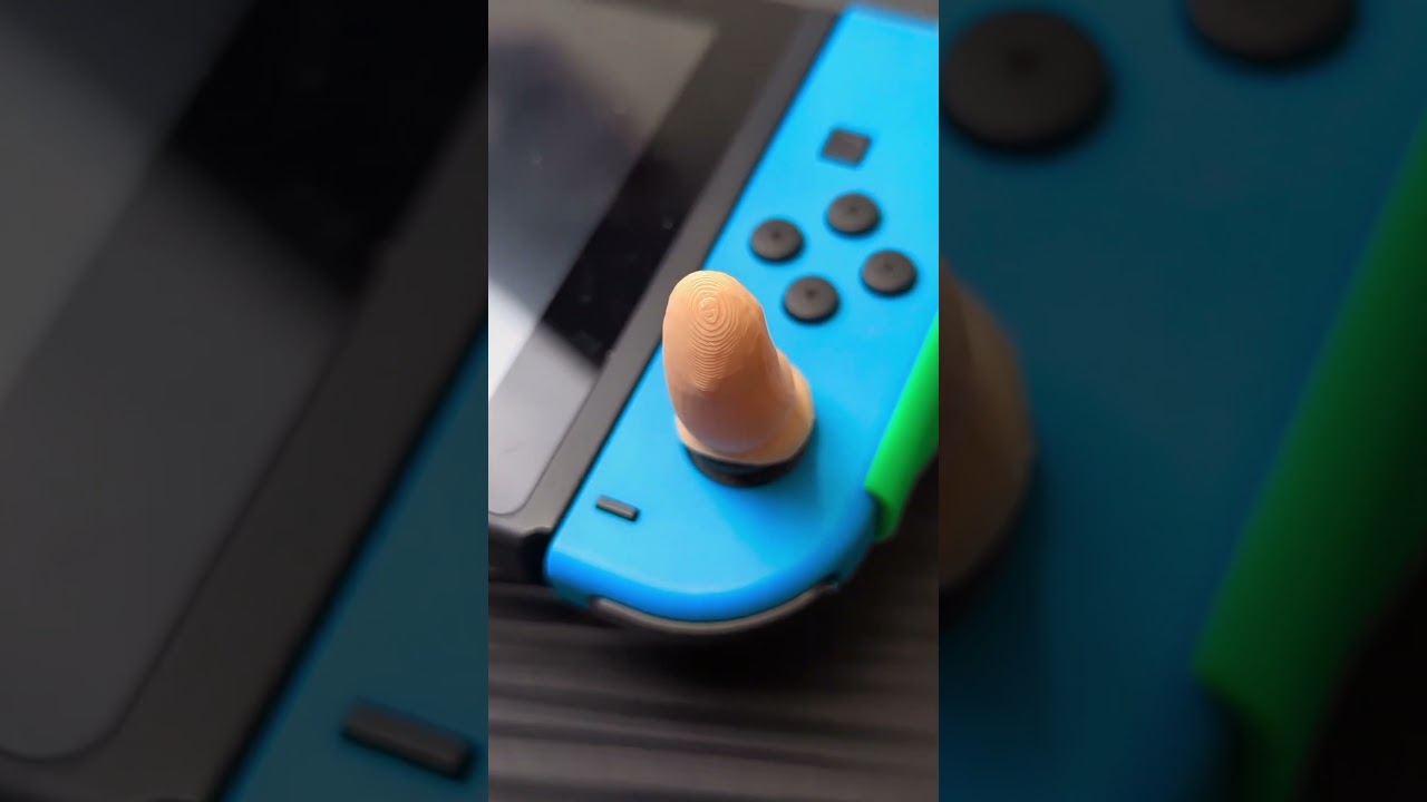 INSTRUCTIONS UNCLEAR #3DPRINTED THUMB GRIPS #nintendoswitch #gaming