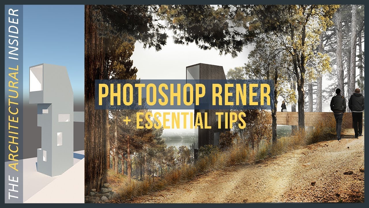 How to Architectural Visualization - Photoshop Tutorial