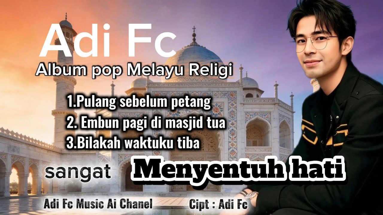 ALBUM POP MELAYU RELIGI ISLAMI TERBARU,by Adi Fc, sangat menyentuh hati 🎧🤲😭